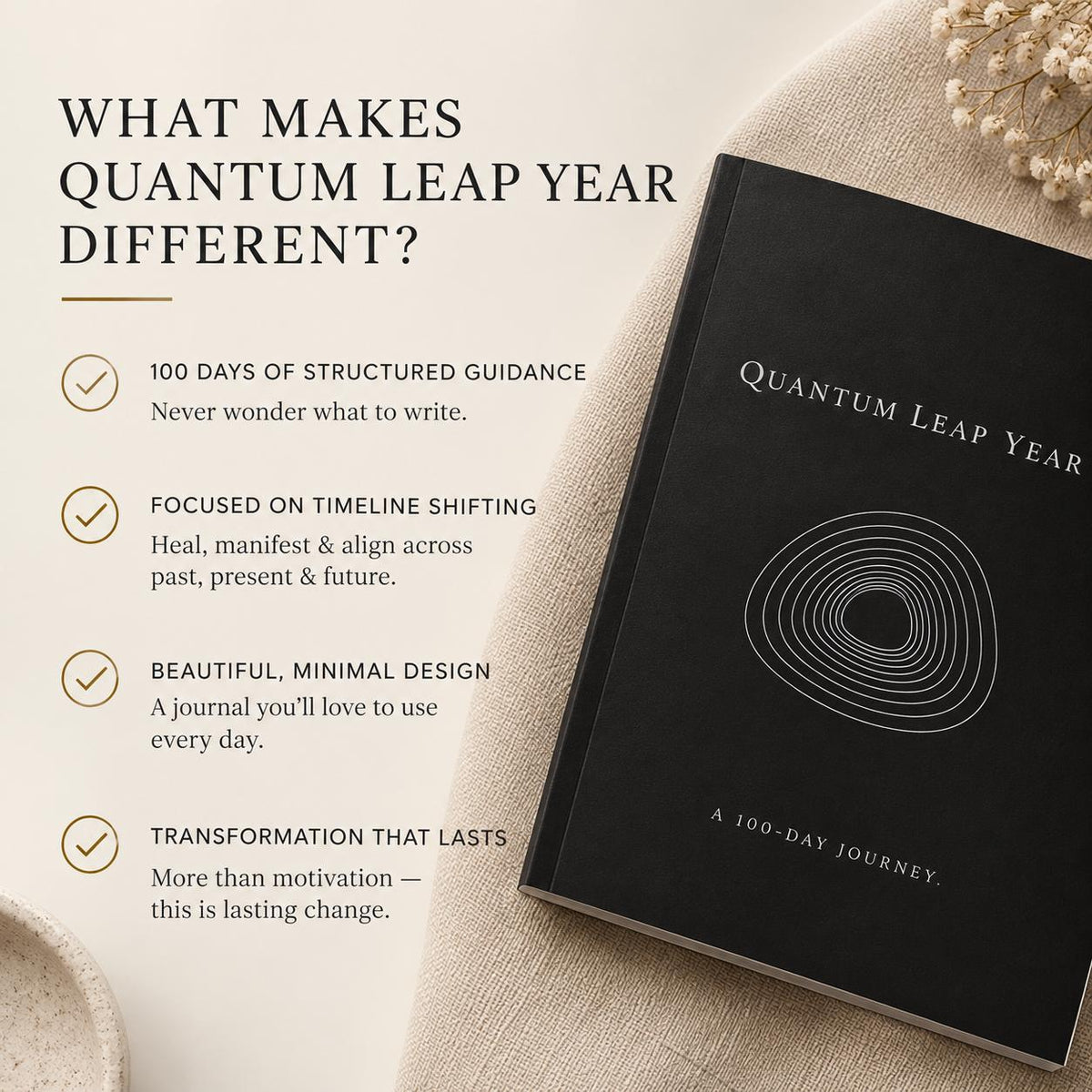 Quantum Leap Year: A 100-Day Guided Manifestation Journal